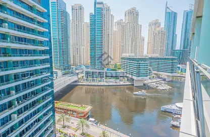 Apartment - Studio - 1 Bathroom for sale in Silverene Tower B - Silverene - Dubai Marina - Dubai