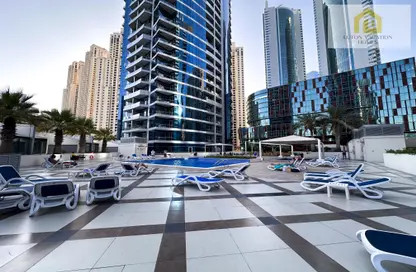 Apartment - 1 Bedroom - 2 Bathrooms for rent in Bay Central - Dubai Marina - Dubai