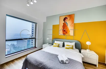 صورة لـ غرفة- غرفة النوم شقة - 2 غرف نوم - 2 حمامات للايجار في رمال 1 - رمال - مساكن شاطئ الجميرا - دبي ، صورة رقم 1