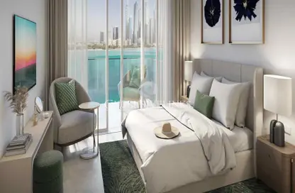 Apartment - 1 Bedroom - 1 Bathroom for sale in Beachgate by Address - EMAAR Beachfront - Dubai Harbour - Dubai