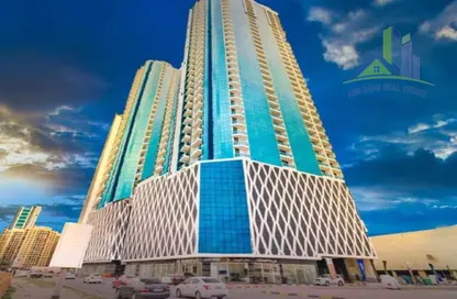 Apartment - 2 Bedrooms - 3 Bathrooms for rent in Oasis Tower - Al Rashidiya 1 - Al Rashidiya - Ajman