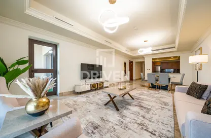 Apartment - 1 Bedroom - 2 Bathrooms for rent in The Fairmont Palm Residence South - The Fairmont Palm Residences - Palm Jumeirah - Dubai