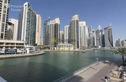 Apartment - 1 Bedroom - 2 Bathrooms for rent in Al Habtoor Tower - Dubai Marina - Dubai