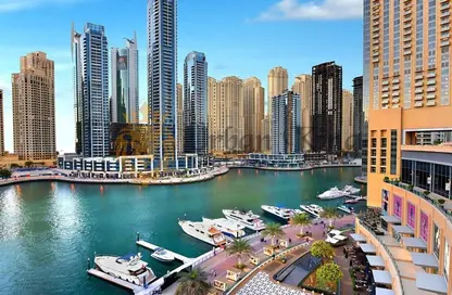 Apartment - 1 Bedroom - 2 Bathrooms for rent in Dubai Marina Moon - Dubai Marina - Dubai