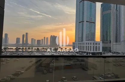 Apartment - 2 Bedrooms - 3 Bathrooms for rent in Al Hafeet Tower - Al Khan - Sharjah