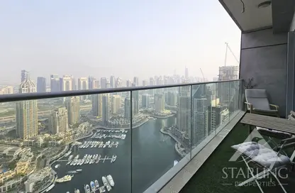 Apartment - 1 Bedroom - 2 Bathrooms for rent in Damac Heights - Dubai Marina - Dubai