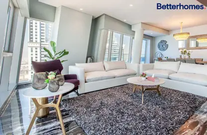 Penthouse - 4 Bedrooms - 6 Bathrooms for rent in Damac Heights - Dubai Marina - Dubai