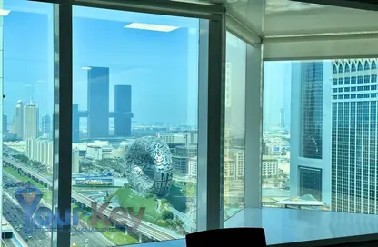 Office Space - Studio - 2 Bathrooms for rent in Al Moosa Tower 2 - Al Moosa Towers - Sheikh Zayed Road - Dubai