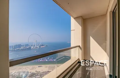 Apartment - 4 Bedrooms - 5 Bathrooms for rent in Rimal 4 - Rimal - Jumeirah Beach Residence - Dubai