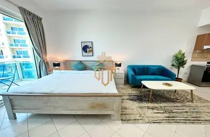 صورة لـ غرفة- غرفة النوم شقة - 1 حمام للايجار في لاجو فيستا - مدينة دبي للإنتاج (اي ام بي زد) - دبي ، صورة رقم 1