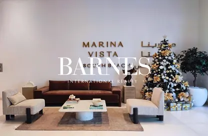 Apartment - 1 Bedroom - 1 Bathroom for sale in Marina Vista - EMAAR Beachfront - Dubai Harbour - Dubai