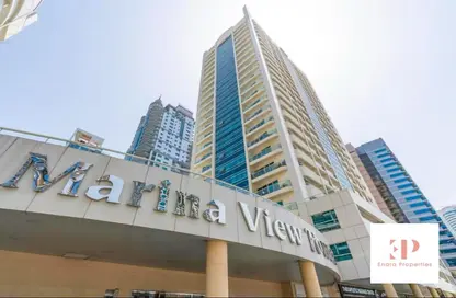 Apartment - 1 Bathroom for rent in Marina View Tower B - Marina View - Dubai Marina - Dubai