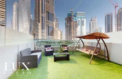 Duplex - 1 Bedroom - 2 Bathrooms for rent in Botanica Tower - Dubai Marina - Dubai