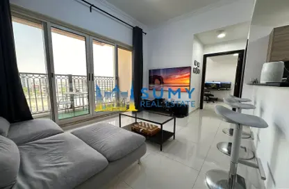 Apartment - 1 Bedroom - 2 Bathrooms for rent in Spanish Tower - Dubai Sports City - Dubai