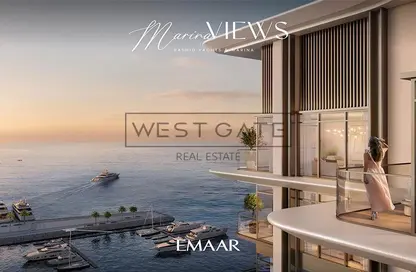 Apartment - 1 Bedroom - 2 Bathrooms for sale in Marina Views Tower 3 - Marina Views - Mina Rashid - Dubai