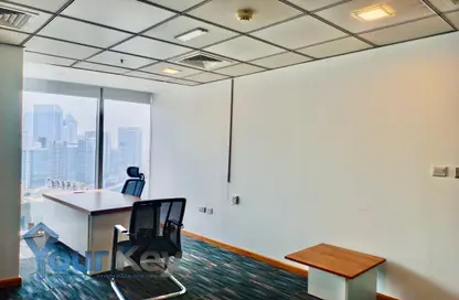 Office Space - Studio - 1 Bathroom for rent in The Binary Tower - Business Bay - Dubai