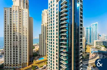 Apartment - 1 Bedroom - 2 Bathrooms for rent in Beauport Tower - Marina Promenade - Dubai Marina - Dubai