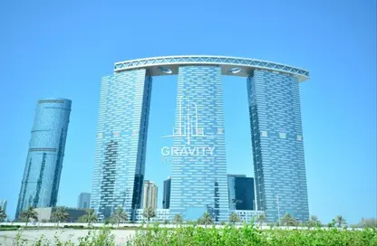 Apartment - Studio - 1 Bathroom for sale in The Gate Tower 2 - Shams Abu Dhabi - Al Reem Island - Abu Dhabi