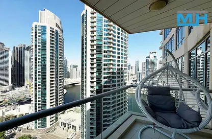 Apartment - 1 Bedroom - 2 Bathrooms for rent in Sanibel Tower - Park Island - Dubai Marina - Dubai