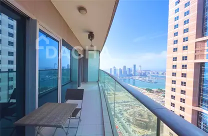 Apartment - 3 Bedrooms - 4 Bathrooms for rent in Damac Heights - Dubai Marina - Dubai