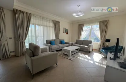 Apartment - 3 Bedrooms - 4 Bathrooms for rent in Abu Keibal - Shoreline Apartments - Palm Jumeirah - Dubai