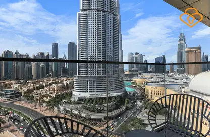 Apartment - 1 Bedroom - 1 Bathroom for rent in Boulevard Point - Downtown Dubai - Dubai