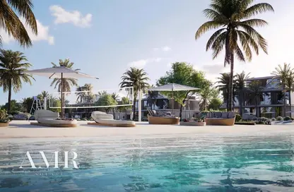 Pool image for: Villa - 6 Bedrooms - 7 Bathrooms for sale in Bay Villas - Dubai Islands - Deira - Dubai, Image 1
