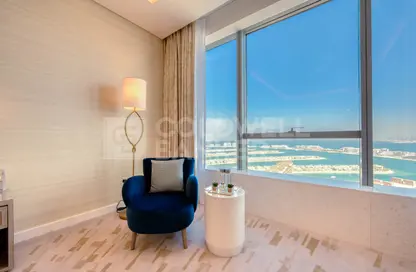 Apartment - 1 Bedroom - 2 Bathrooms for rent in Azure Residences - Palm Jumeirah - Dubai