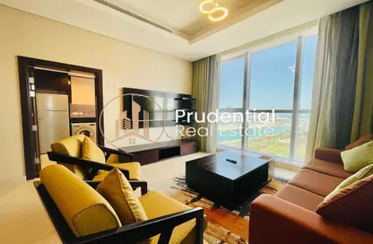 Apartment - 1 Bedroom - 2 Bathrooms for rent in Al Jowhara Tower - Corniche Road - Abu Dhabi