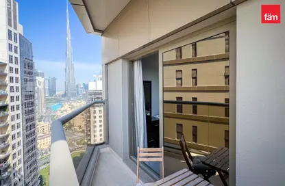 Apartment - Studio - 1 Bathroom for rent in Elite Downtown Residence - Downtown Dubai - Dubai