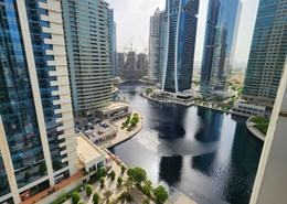 Apartment - 1 bedroom - 2 bathrooms for rent in Green Lakes Towers - JLT Cluster S - Jumeirah Lake Towers - Dubai