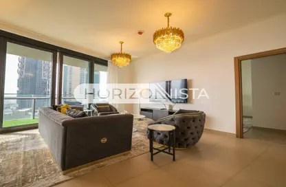 Apartment - 1 Bedroom - 2 Bathrooms for rent in Burj Vista 2 - Burj Vista - Downtown Dubai - Dubai