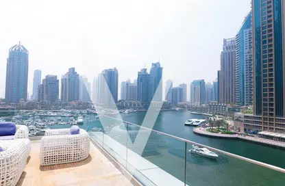 Apartment - 1 Bathroom for sale in Cayan Tower - Dubai Marina - Dubai