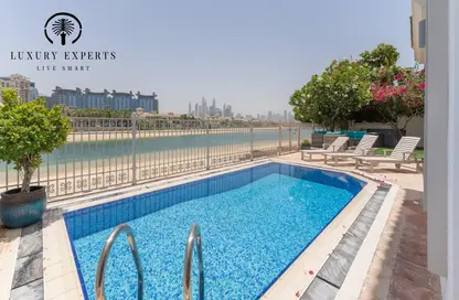 Villa - 5 Bedrooms - 5 Bathrooms for rent in Garden Homes Frond O - Garden Homes - Palm Jumeirah - Dubai