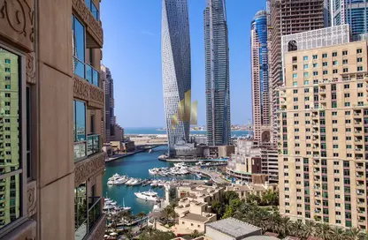 Apartment - 4 Bedrooms - 5 Bathrooms for rent in Al Mesk Tower - Emaar 6 Towers - Dubai Marina - Dubai