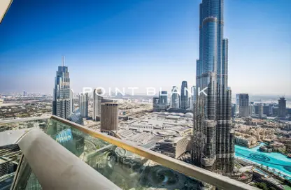 Apartment - 3 Bedrooms - 5 Bathrooms for rent in Burj Vista 1 - Burj Vista - Downtown Dubai - Dubai