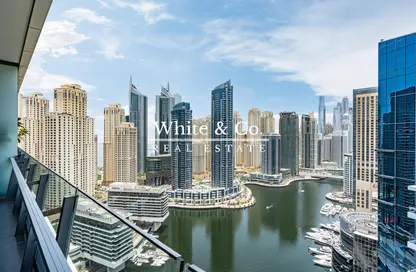 Apartment - 2 Bedrooms - 3 Bathrooms for sale in Silverene Tower A - Silverene - Dubai Marina - Dubai