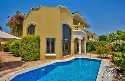 Villa - 4 Bedrooms - 5 Bathrooms for rent in Garden Homes Frond C - Garden Homes - Palm Jumeirah - Dubai