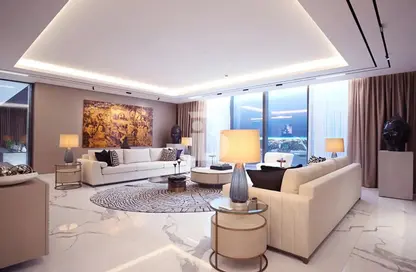 Living Room image for: Apartment - 4 Bedrooms - 6 Bathrooms for sale in The S Tower - Dubai Internet City - Dubai, Image 1