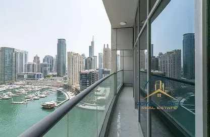 Apartment - 3 Bedrooms - 3 Bathrooms for rent in Marina Wharf 2 - Marina Wharf - Dubai Marina - Dubai