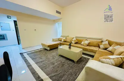 Apartment - 2 Bedrooms - 2 Bathrooms for rent in Corniche Tower - Ajman Corniche Road - Ajman