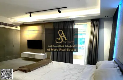 Apartment - Studio - 1 Bathroom for rent in Horizon Towers - Ajman Downtown - Ajman