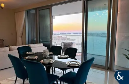 Apartment - 3 Bedrooms - 3 Bathrooms for rent in Beach Isle - EMAAR Beachfront - Dubai Harbour - Dubai