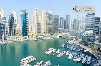 Apartment - 3 Bedrooms - 3 Bathrooms for rent in Marina Sail - Dubai Marina - Dubai