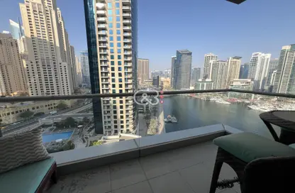 Apartment - 2 Bedrooms - 3 Bathrooms for rent in Beauport Tower - Marina Promenade - Dubai Marina - Dubai