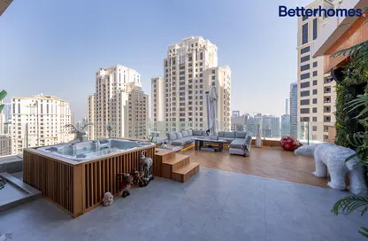 Apartment - 4 Bedrooms - 5 Bathrooms for sale in Shams 4 - Shams - Jumeirah Beach Residence - Dubai