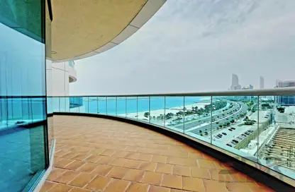 Duplex - 3 Bedrooms - 5 Bathrooms for rent in Bel Ghailam Tower - Corniche Road - Abu Dhabi