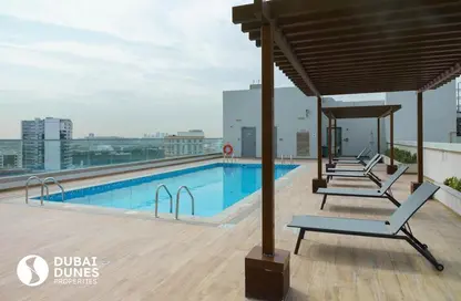 صورة لـ حوض سباحة شقة - غرفة نوم - 1 حمام للبيع في جينيسيس لميراكي - ارجان - دبي ، صورة رقم 1