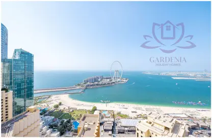 Apartment - 2 Bedrooms - 3 Bathrooms for rent in Amwaj 4 - Amwaj - Jumeirah Beach Residence - Dubai