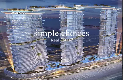 Apartment - 1 Bedroom - 2 Bathrooms for sale in Tower B - Damac Bay - Dubai Harbour - Dubai